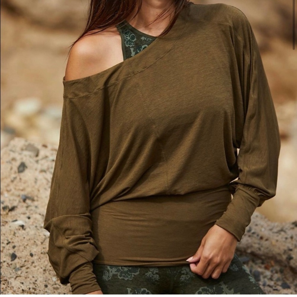 Free People featherweight long sleeve shirt